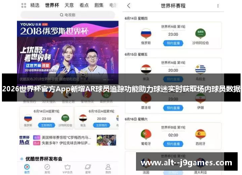2026世界杯官方App新增AR球员追踪功能助力球迷实时获取场内球员数据